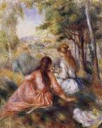 Pierre Renoir In the Meadow oil painting